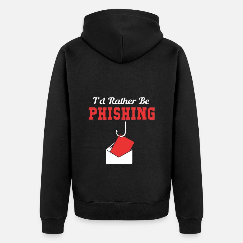 Cybersecurity Cyber Programmierer Hacker - Unisex Premium Bio Zip Hoodie - Schwarz