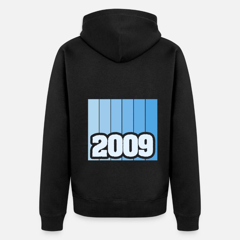 2009 2009 - Veste à capuche bio Premium Unisexe - noir