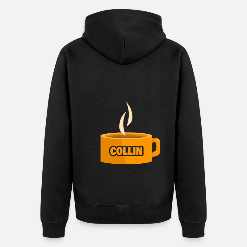 Cadeau pour Collin - Veste à capuche bio Premium Unisexe - noir