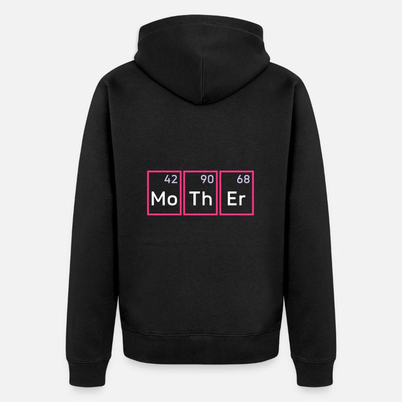 Mère (molybdène, thorium, erbium) - Veste à capuche bio Premium Unisexe - noir