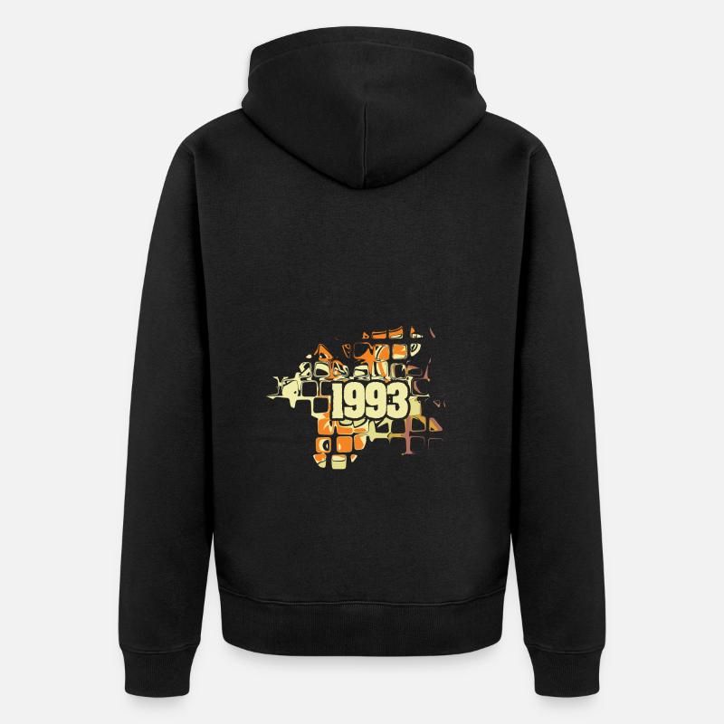 1993 - Veste à capuche bio Premium Unisexe - noir