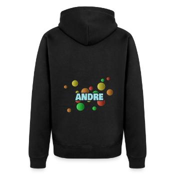 Fosse à balles André - Veste à capuche bio Premium Unisexe - noir - Dos - Nico (187cm)