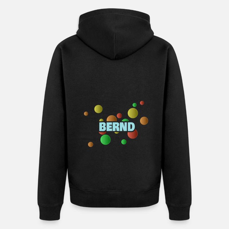 Fosse à balles Bernd - Veste à capuche bio Premium Unisexe - noir