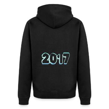 2017 - Veste à capuche bio Premium Unisexe - noir - Dos - Nico (187cm)