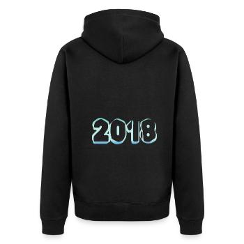 2018 - Veste à capuche bio Premium Unisexe - noir - Dos - Nico (187cm)