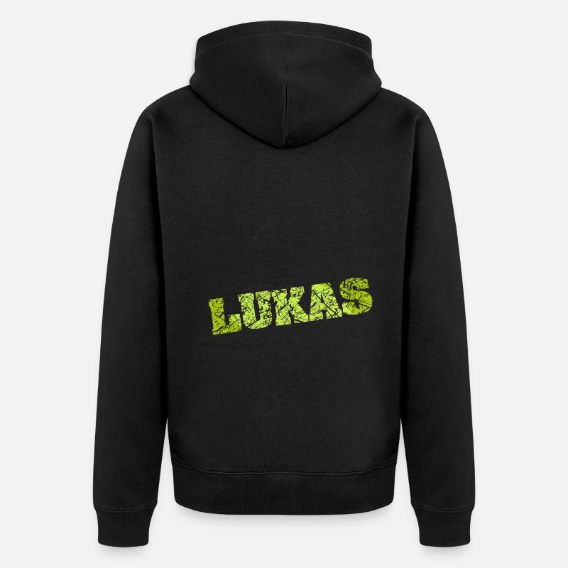 Lukas - Veste à capuche bio Premium Unisexe - noir