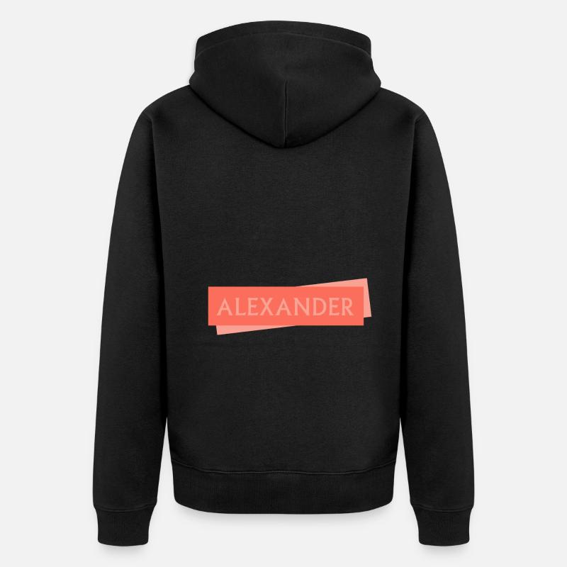 Bouclier ALEXANDER Alex Alexander - Veste à capuche bio Premium Unisexe - noir