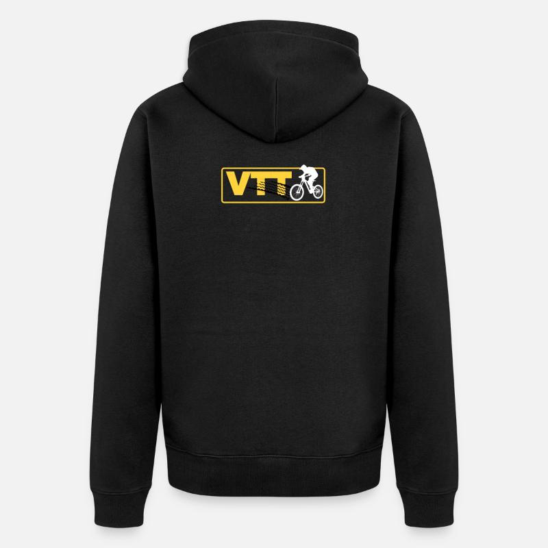 vtt - Veste à capuche bio Premium Unisexe - noir