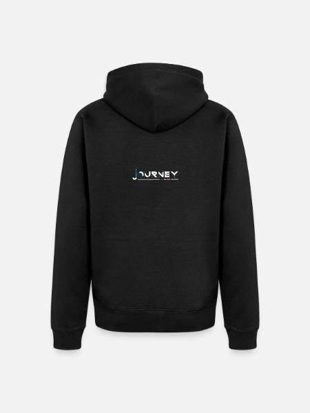Embrace the Journey - Unisex Premium Organic Zip Hoodie - black