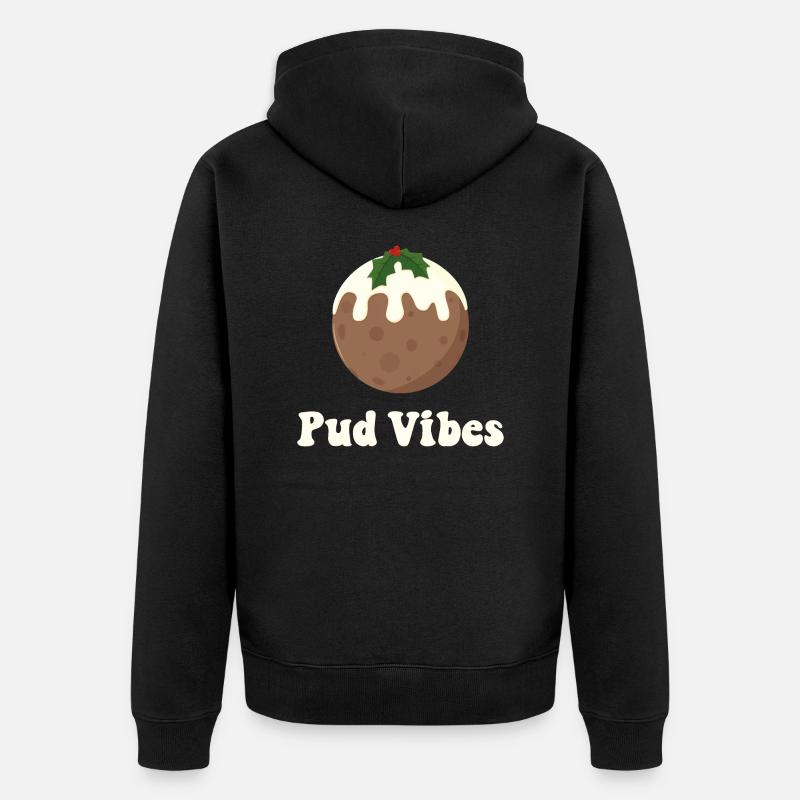 Pud Vibes - Veste à capuche bio Premium Unisexe - noir