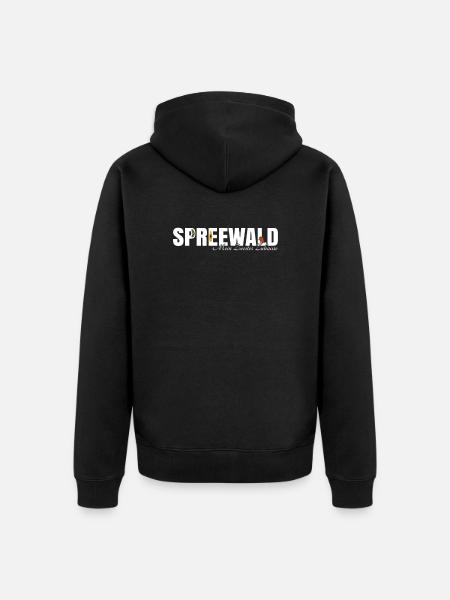 Spreewald Urlaub - Unisex Premium Bio Zip Hoodie - Schwarz