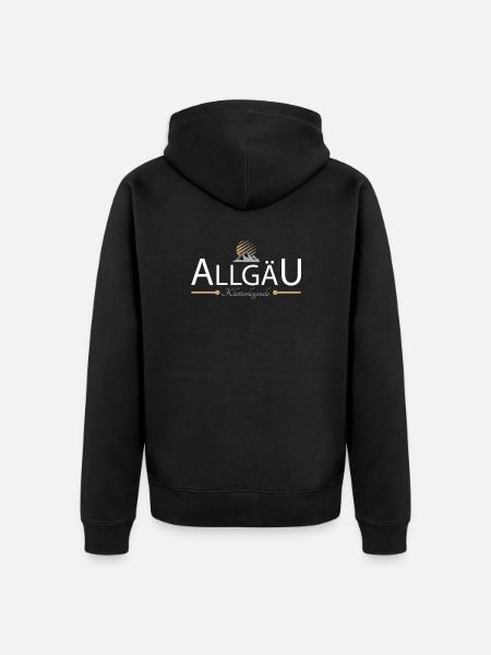 Allgäu Klettern - Unisex Premium Bio Zip Hoodie - Schwarz