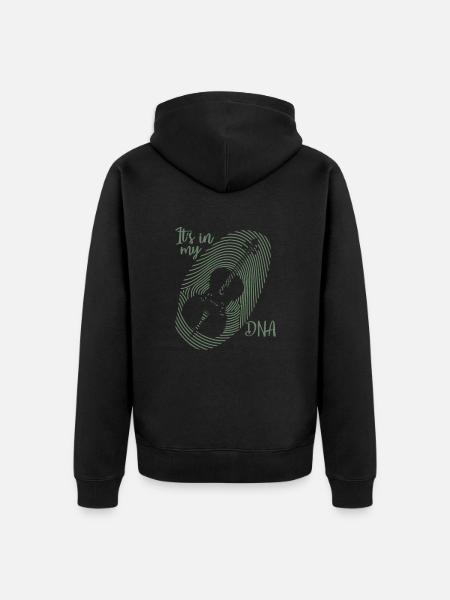 Cello Cello Player KLassische Musik - Unisex Premium Organic Zip Hoodie - black
