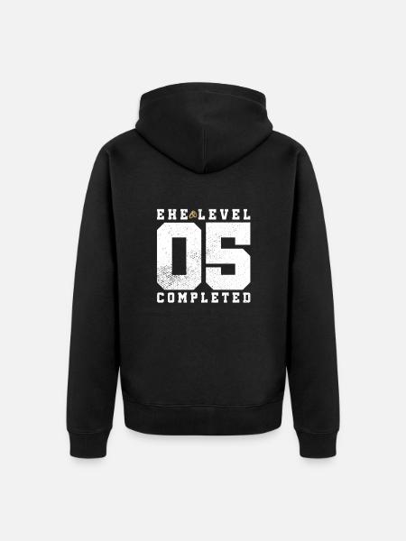 Ehe Level 5 Completed - Unisex Premium Bio Zip Hoodie - Schwarz