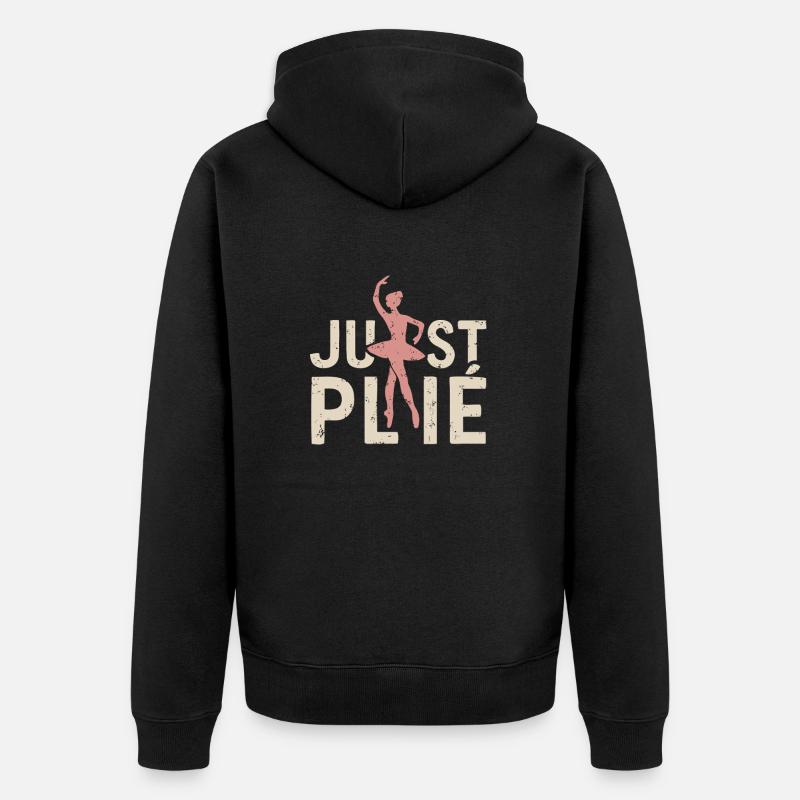 Just plié - Veste à capuche bio Premium Unisexe - noir
