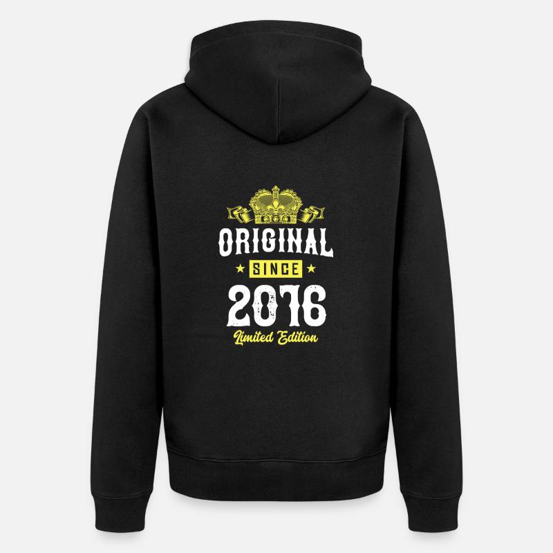 Édition limitée 2016 - Veste à capuche bio Premium Unisexe - noir