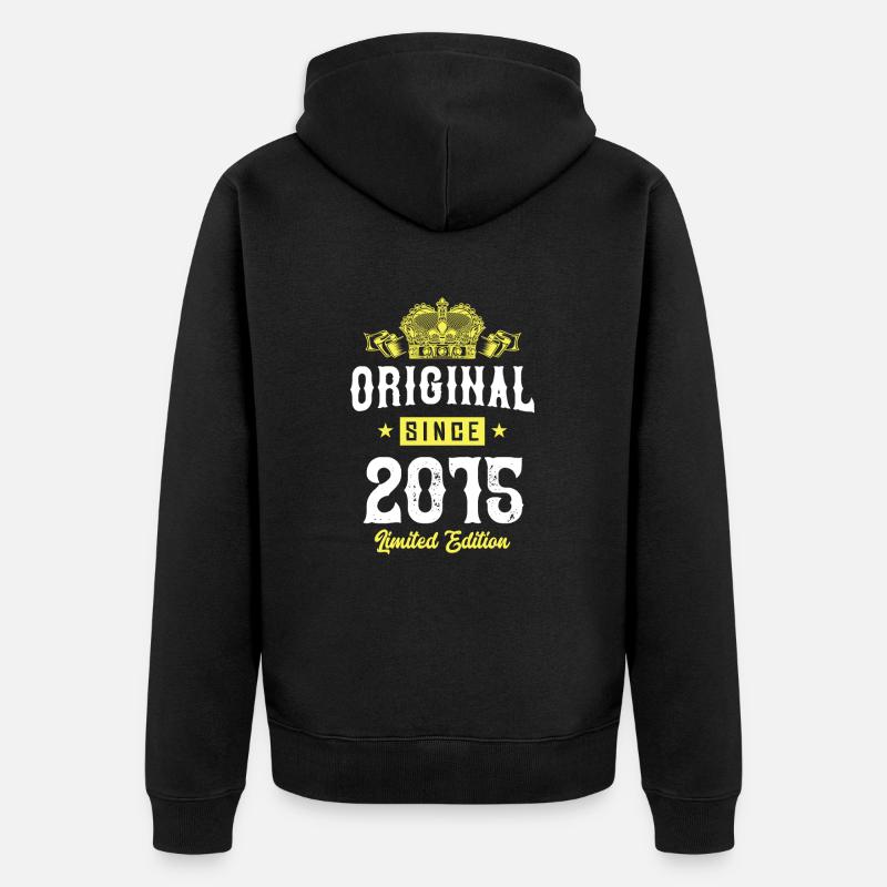 Édition limitée 2015 - Veste à capuche bio Premium Unisexe - noir