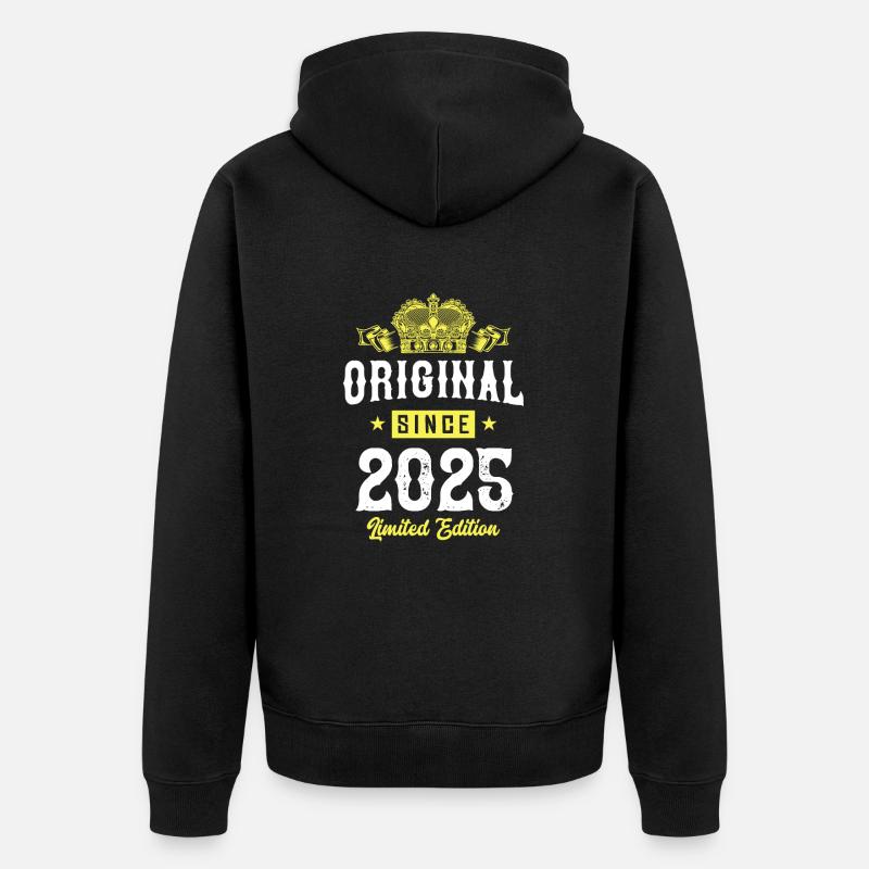 Édition limitée 2025 - Veste à capuche bio Premium Unisexe - noir