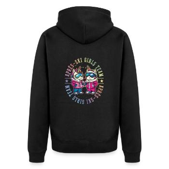 Après-ski Filles Team Licorne - Veste à capuche bio Premium Unisexe - noir - Dos - Nico (187cm)