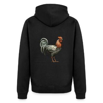 Animal Coq - Veste à capuche bio Premium Unisexe - noir - Dos - Nico (187cm)