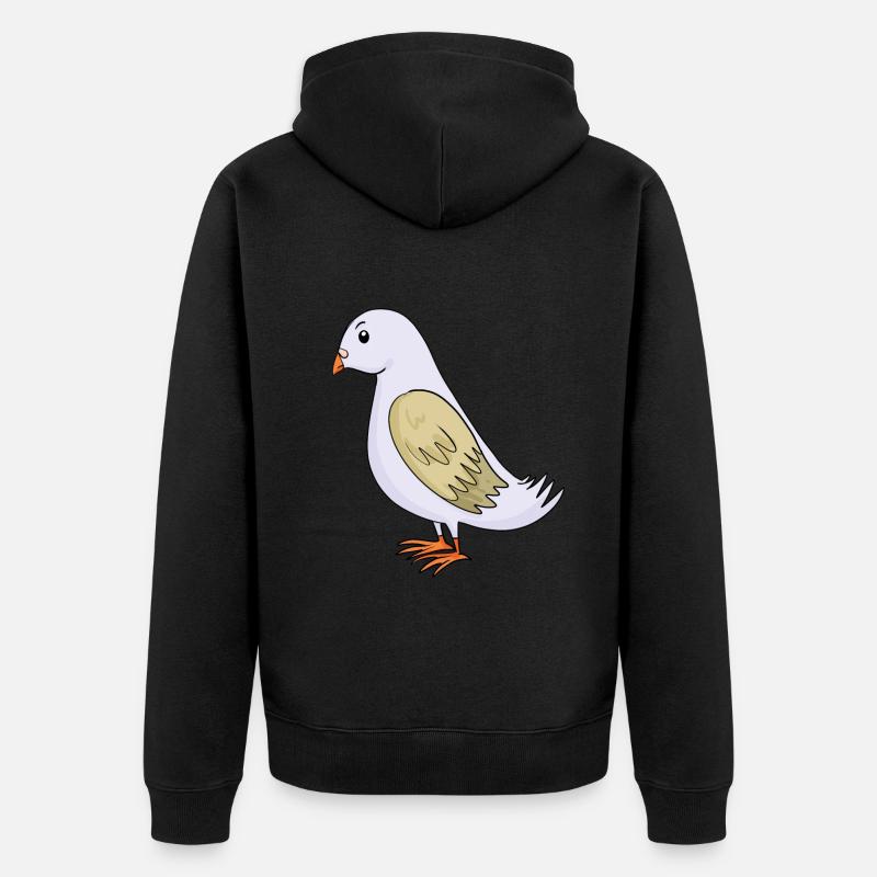 Colombe - Veste à capuche bio Premium Unisexe - noir