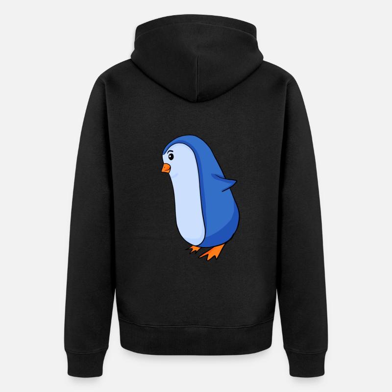 Pingouin - Veste à capuche bio Premium Unisexe - noir