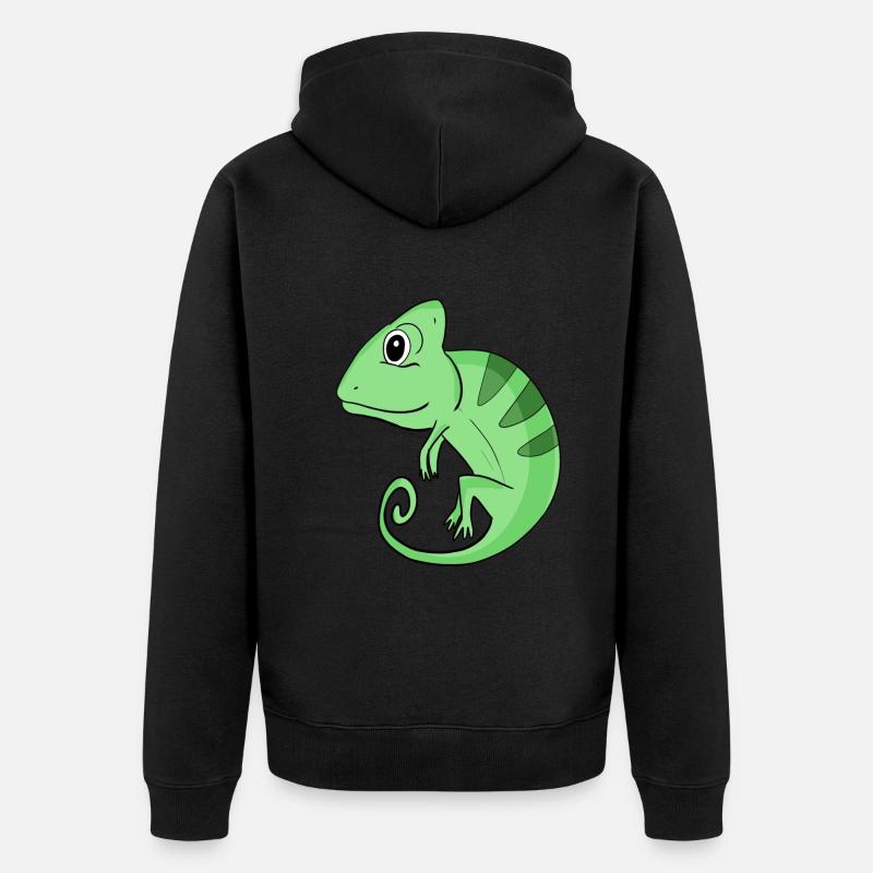 Caméléon - Veste à capuche bio Premium Unisexe - noir