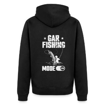 Garfish Garfishing I Gar Mode de pêche sur Garfish - Veste à capuche bio Premium Unisexe - noir - Dos - Nico (187cm)