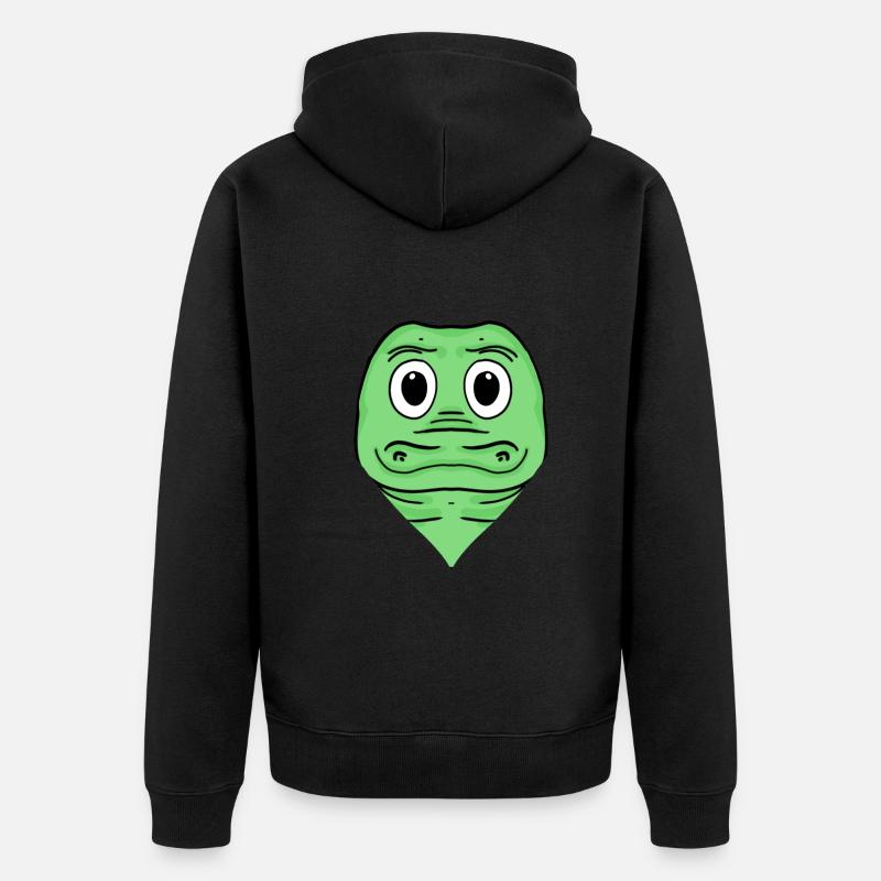 Crocodile - Veste à capuche bio Premium Unisexe - noir