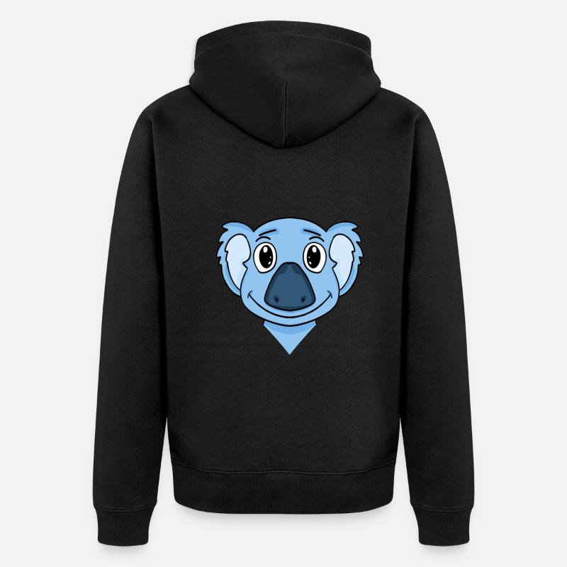 Koala - Veste à capuche bio Premium Unisexe - noir