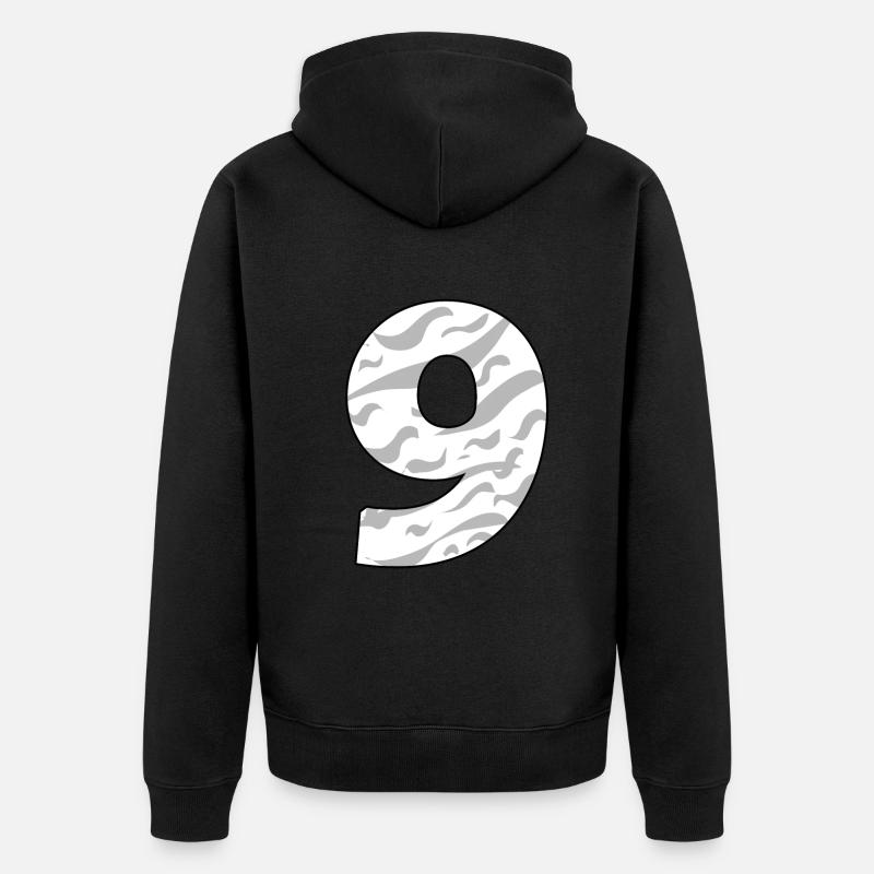 NEUF - 9 - Veste à capuche bio Premium Unisexe - noir