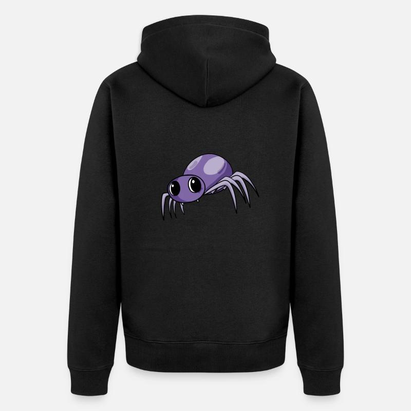 Bébé araignée - Veste à capuche bio Premium Unisexe - noir