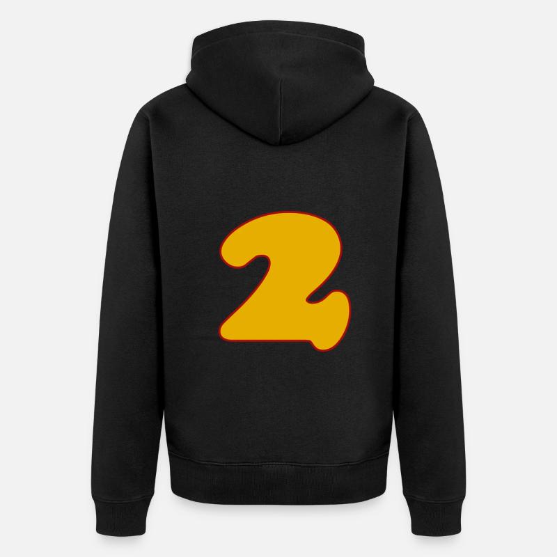 2 - Veste à capuche bio Premium Unisexe - noir