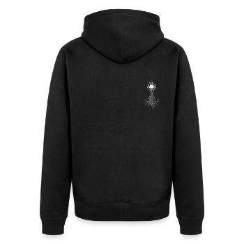 Computer Programming CPU Processor - Computer Prog - Unisex Premium Organic Zip Hoodie - black - Back - Nico (187cm)