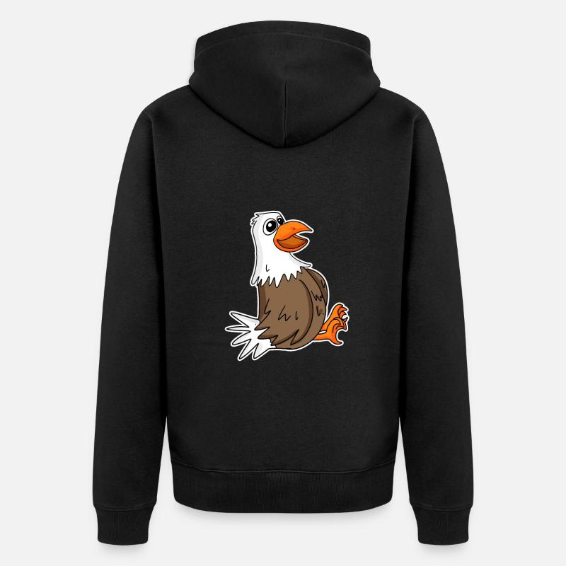 Aigle - Veste à capuche bio Premium Unisexe - noir