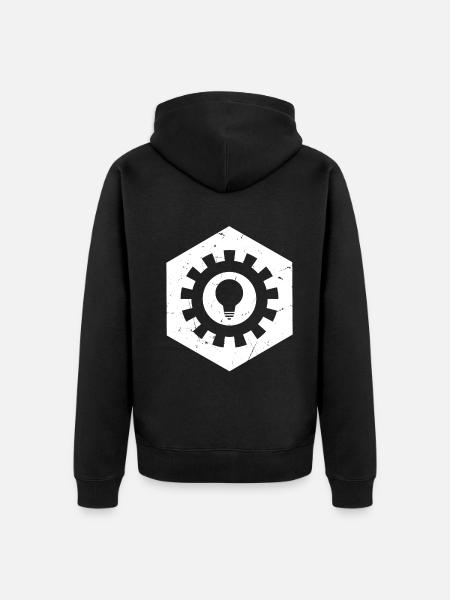 Mechanical Engineer Engineering Gear Engineer - Unisex Premium Bio Zip Hoodie - Schwarz