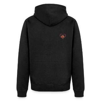 Voyage Espace Planètes Astronomie Aérospatiale Drôle Pla - Veste à capuche bio Premium Unisexe - noir - Dos - Nico (187cm)