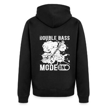 Mode Double Bass activé - Double Bass Player Double Ba - Veste à capuche bio Premium Unisexe - noir - Dos - Nico (187cm)