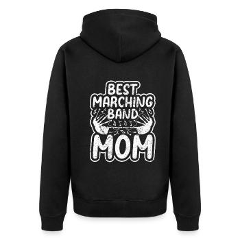 Meilleure joueuse de fanfare maman cornemuse maman cornemuse - Veste à capuche bio Premium Unisexe - noir - Dos - Nico (187cm)