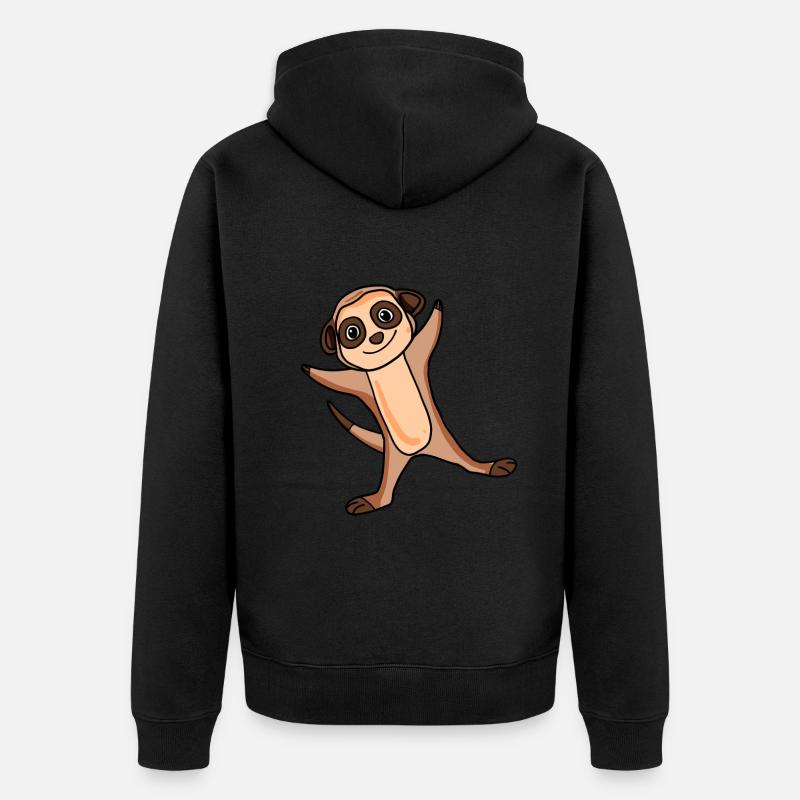 Suricate - Veste à capuche bio Premium Unisexe - noir