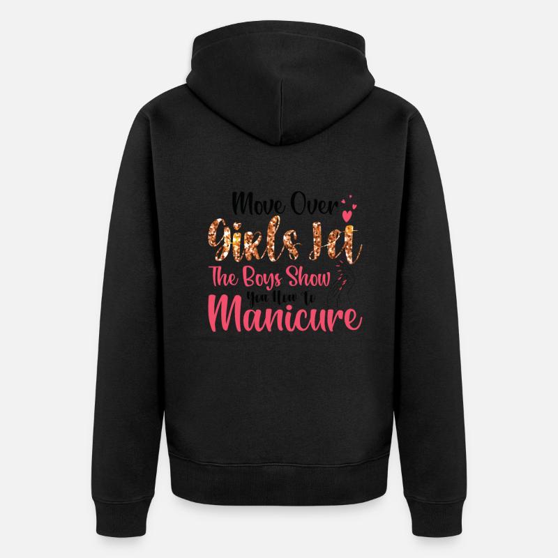 Platz Da, Mädchen - Nageltechnikerinnen - Unisex Premium Bio Zip Hoodie - undefined
