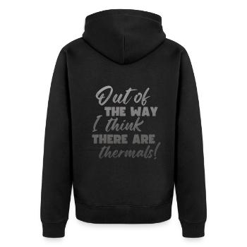 Je crois qu’il y a des marins thermiques rc - Veste à capuche bio Premium Unisexe - noir - Dos - Nico (187cm)