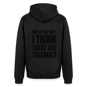 Je crois qu’il y a des marins thermiques rc - Veste à capuche bio Premium Unisexe - noir - Dos - Nico (187cm)