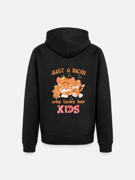 Tiger Love Mama - Unisex Premium Bio Zip Hoodie -