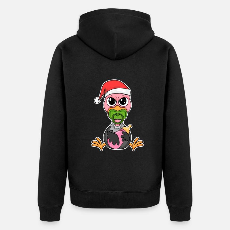 Gaier Bébé Noël - Veste à capuche bio Premium Unisexe - noir