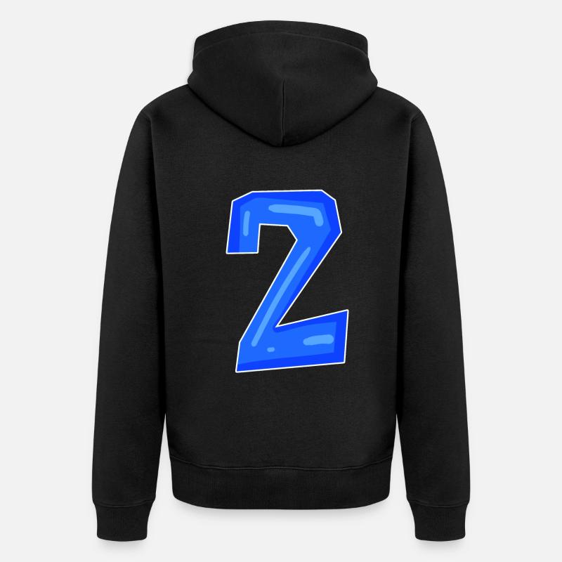 2 - Veste à capuche bio Premium Unisexe - noir