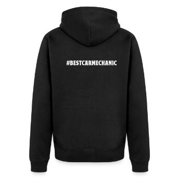 #BestCarMechanic - Mécanique automobile - Veste à capuche bio Premium Unisexe - noir - Dos - Nico (187cm)