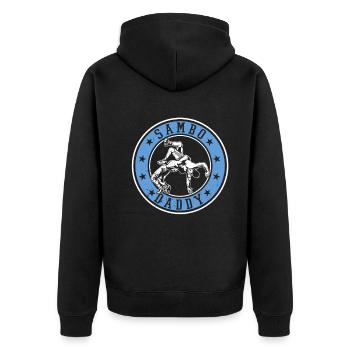 Sambo Daddy Sambo Combattant Daddy Sambo Lutteur - Veste à capuche bio Premium Unisexe - noir - Dos - Nico (187cm)