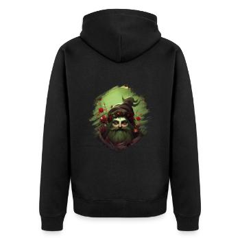 Horreur fantastique - Veste à capuche bio Premium Unisexe - noir - Dos - Nico (187cm)