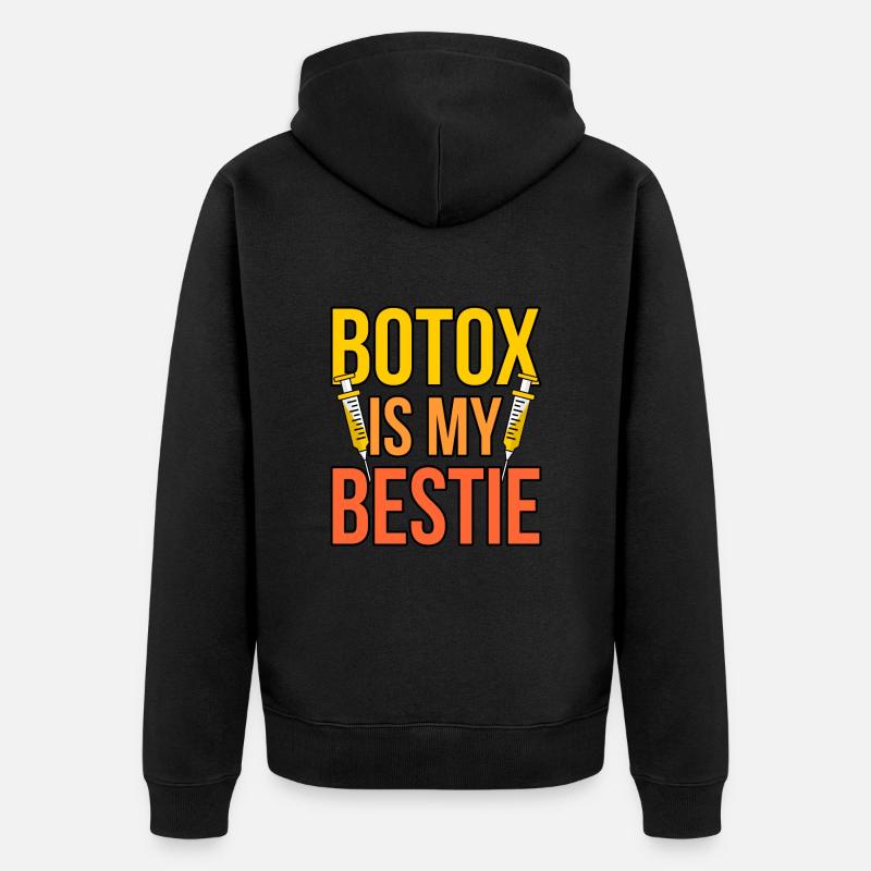 Botox - Unisex Premium Bio Zip Hoodie - Schwarz
